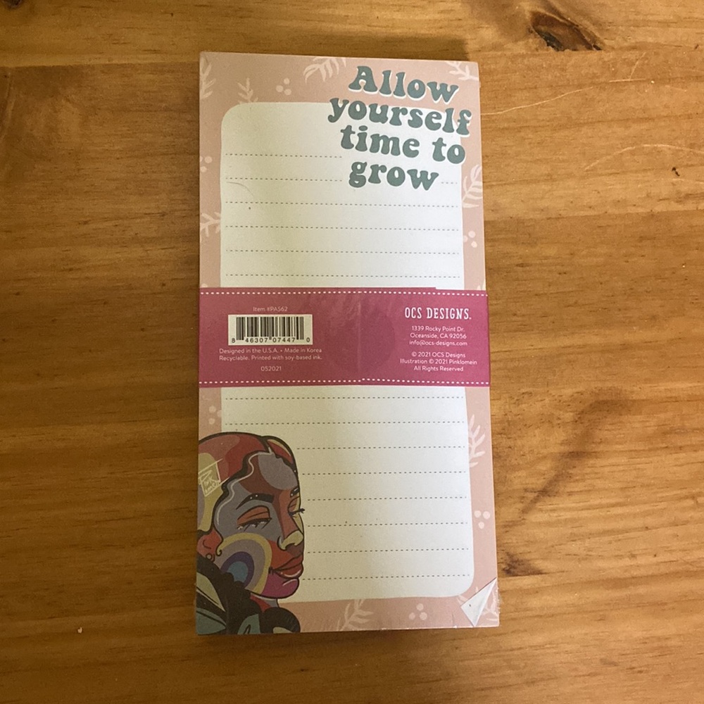 Empowerment theme Notepad Set